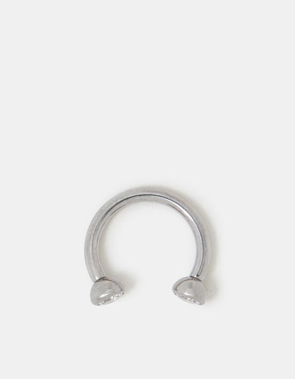 Titanium Diamant&eacute; Barbell Hoop, , large