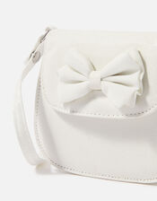 Girls Glitter Bow Cross-Body Bag, , large