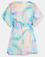 Girls Shimmer Ombr&eacute; Kaftan, Multi (PASTEL MULTI), large