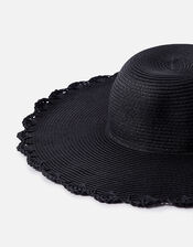 Selene Scallop Floppy Hat, , large