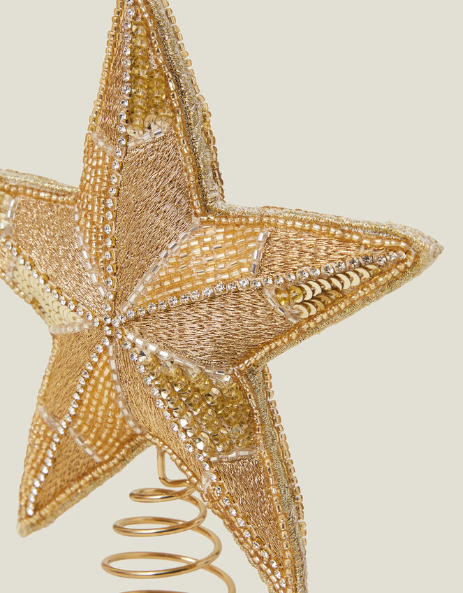 Embellished Star Christmas Tree Topper, , large