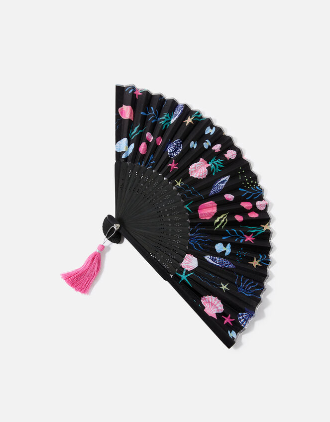 Shoreline Print Handheld Fan, , large