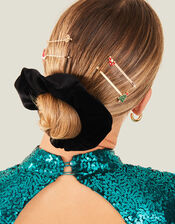 Christmas Hair Slides 4 Pack, , large