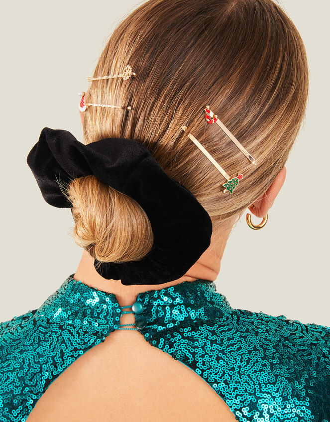 Christmas Hair Slides 4 Pack, , large