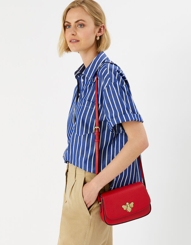 Bee Twist Lock Cross-Body Bag, , large