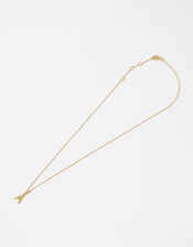 Gold Vermeil Initial Pendant Necklace - A, , large