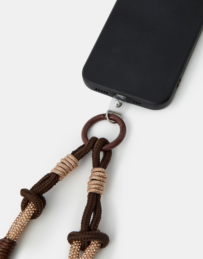 Diamant&eacute; Cord Wrist Phone Strap, , large