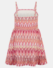 Girls Crochet Beach Dress, Multi (BRIGHTS MULTI), large