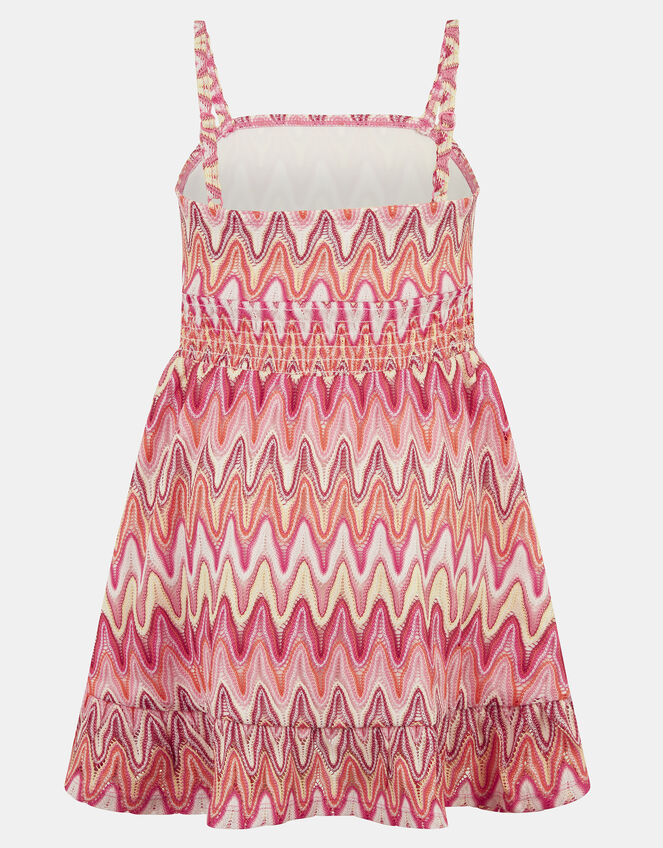 Girls Crochet Beach Dress, Multi (BRIGHTS MULTI), large
