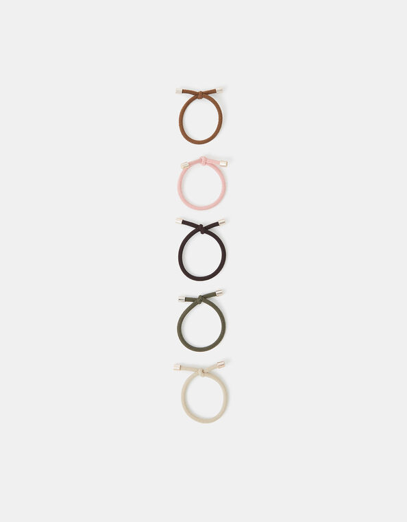 4-Pack Knot Cord Hair Bands, , large