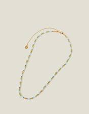14ct Gold-Plated Sparkle Bead Necklace, , large