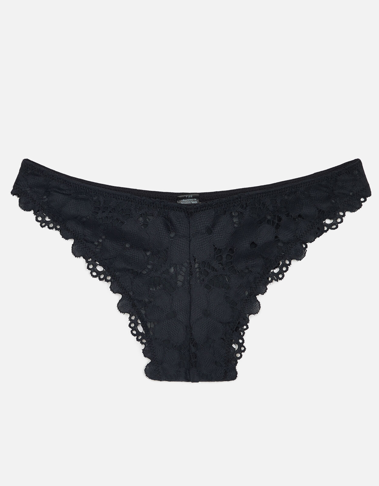 Floral Lace Brazilian Black Knickers Panties Accessorize ROI