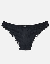 Floral Lace Brazilian , Black (BLACK), large