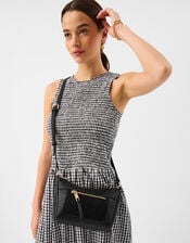 Double Zip Crossbody Bag, , large