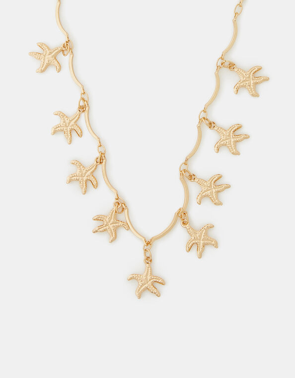 Starfish Charm Necklace, , large