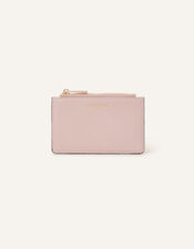 Zip Card Holder , Nude (NUDE), large