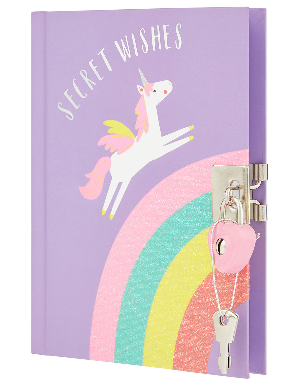 Unicorn Rainbow Lockable Journal Notebooks, Journals & Diaries