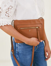 Ellie Cross-Body Bag, Tan (TAN), large