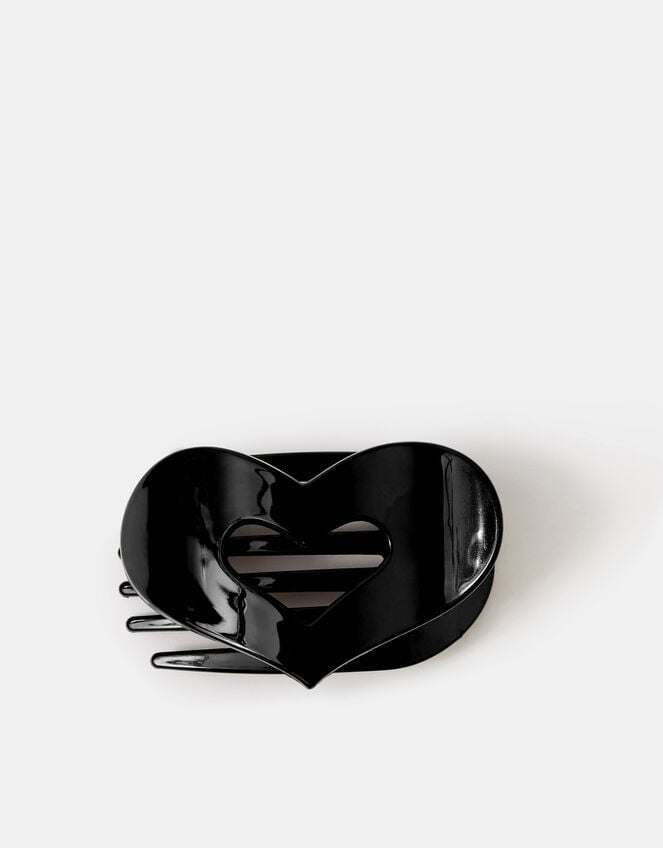 Heart Flat Claw Clip, , large