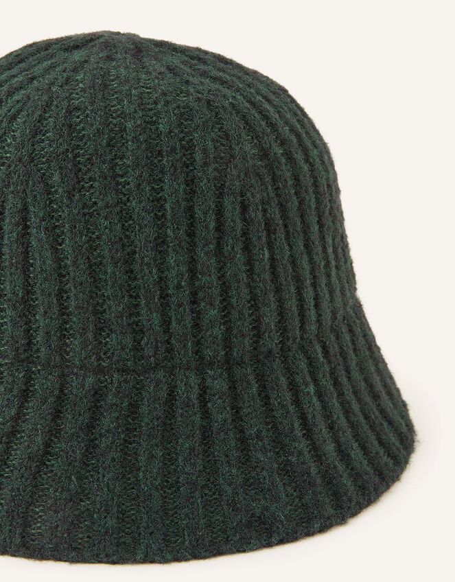 Knit Bucket Hat Green Hats Accessorize UK