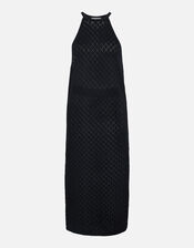 Knit Midi Dress , Black (BLACK), large