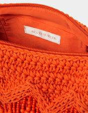 Beaded Macram&eacute; Crossbody Bag, , large