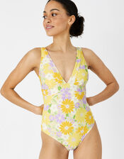 Lexi Sunflower Swimsuit, Yellow (YELLOW), large