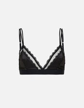 Satin Bralet , Black (BLACK), large