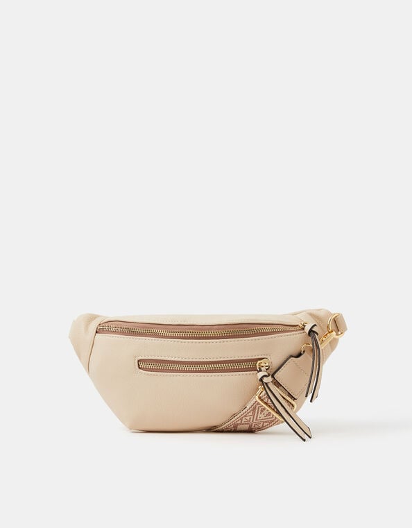 Sling Crossbody Bag, Cream (CREAM), large