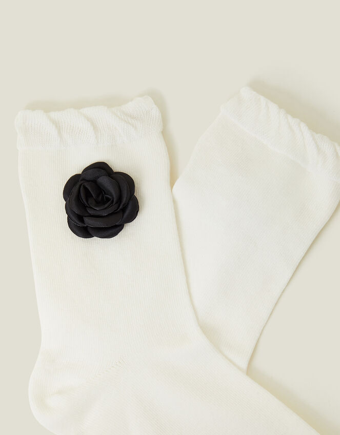 Corsage Flower Socks, , large
