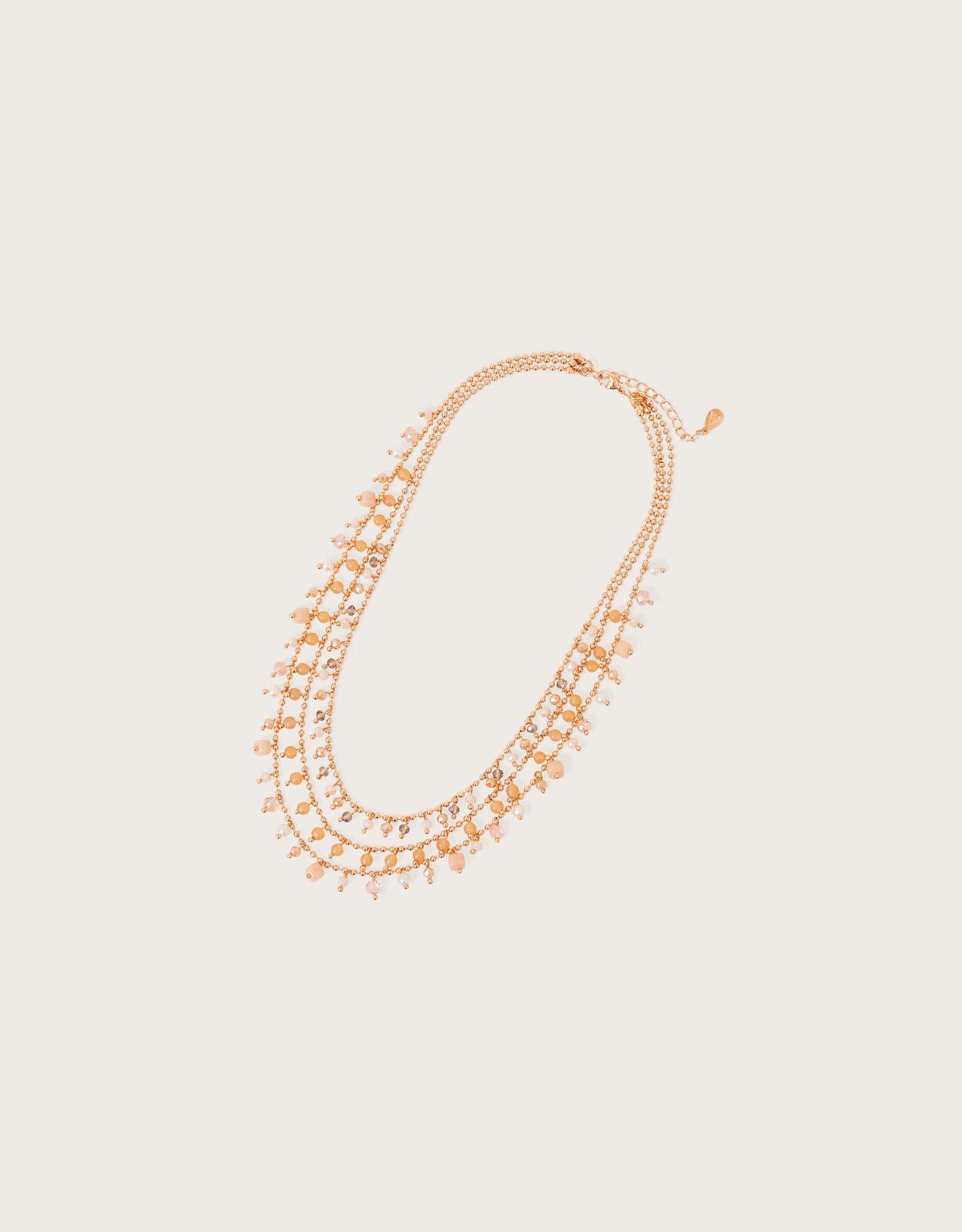 Beaded drop hotsell necklace