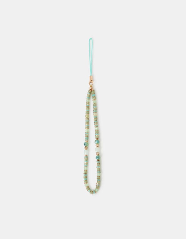 Disc Beaded Phone Charm, , large