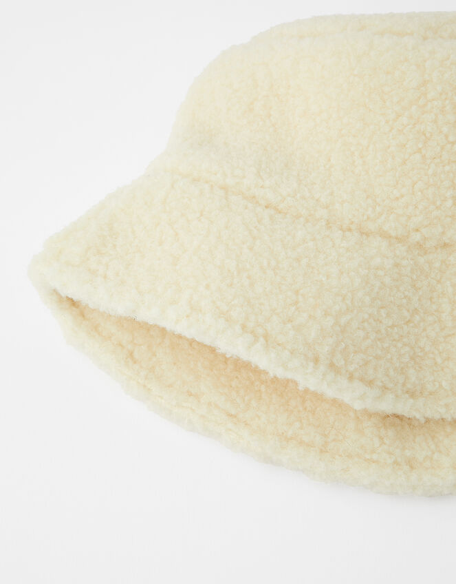 Shearling Bucket Hat, , large