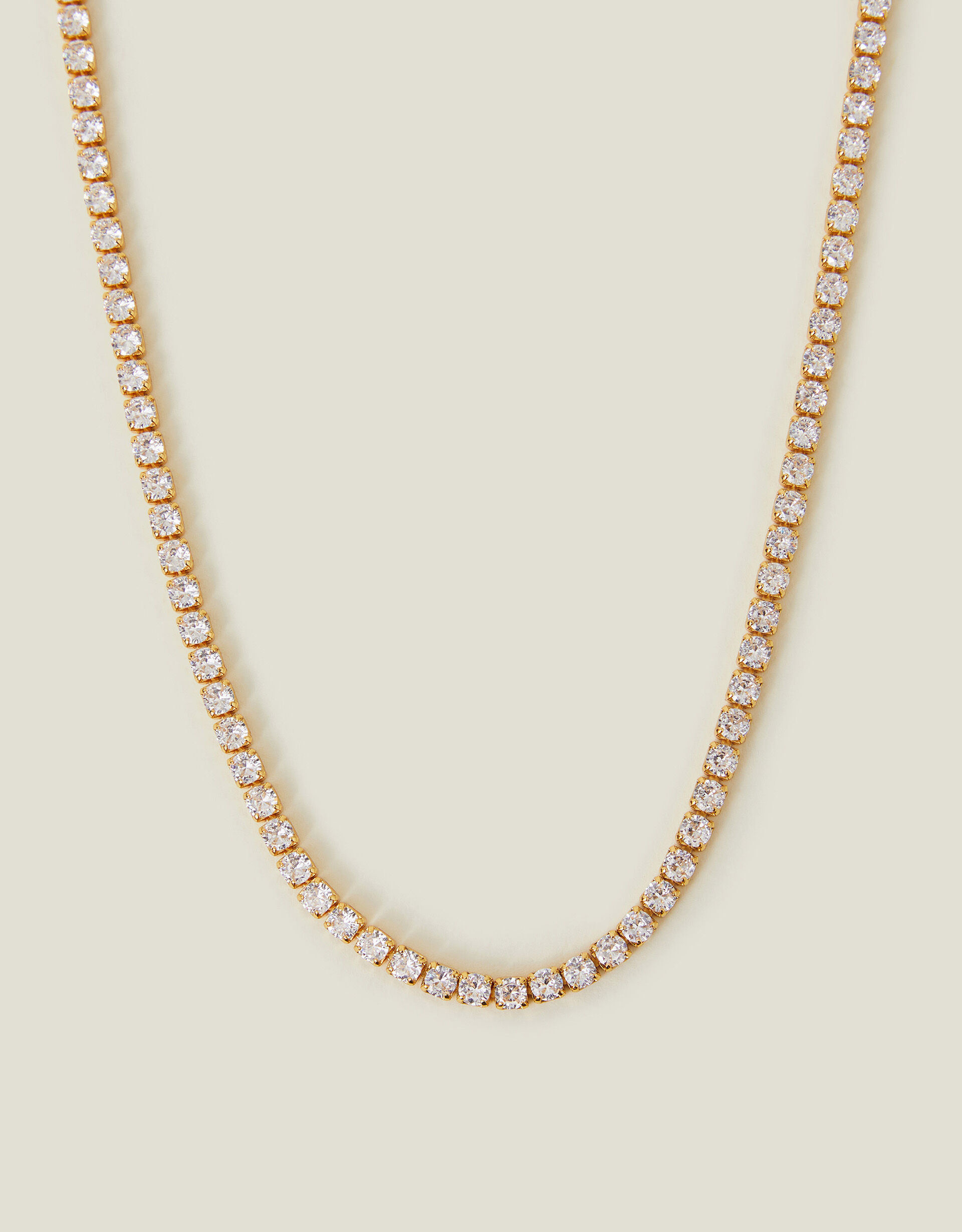 Tennis chain gold plated outlet