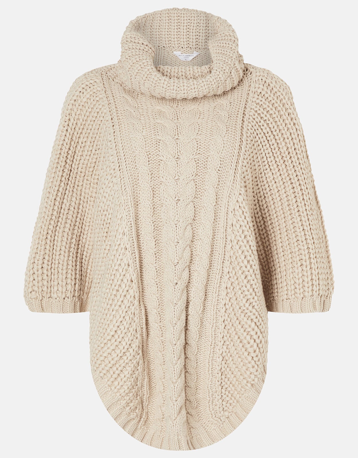 knitted poncho jumper