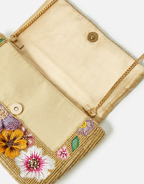 3D Floral Clutch Bag, , large