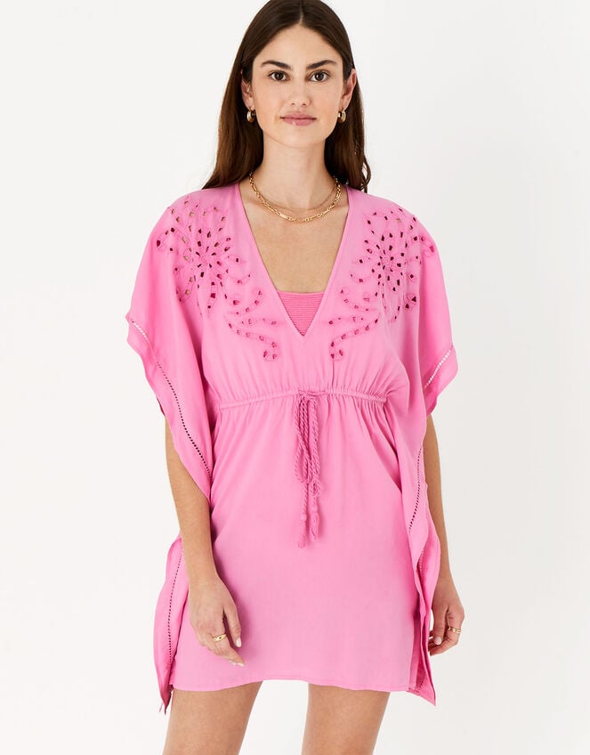 Cutwork Kaftan, Pink (PINK), large