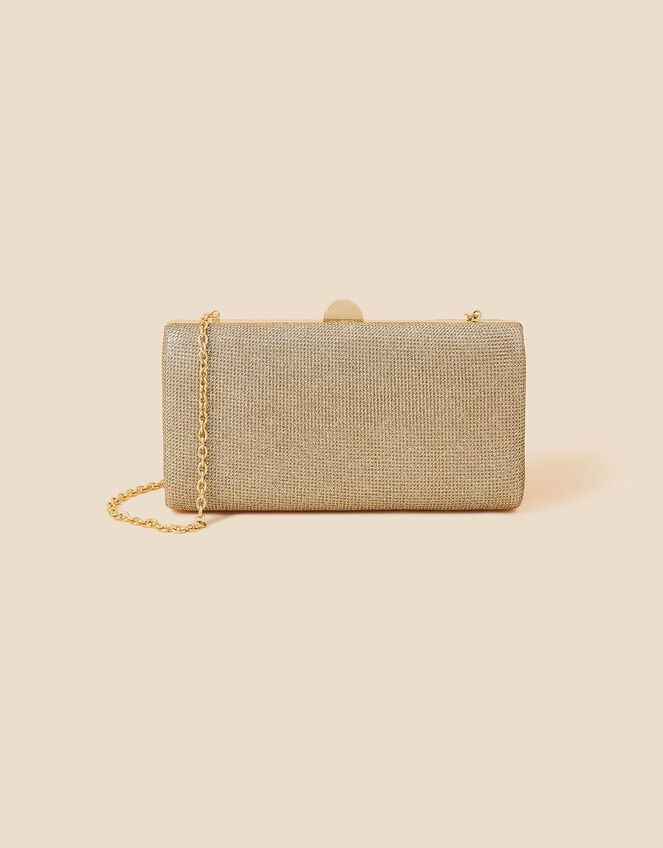 gold clutch bag