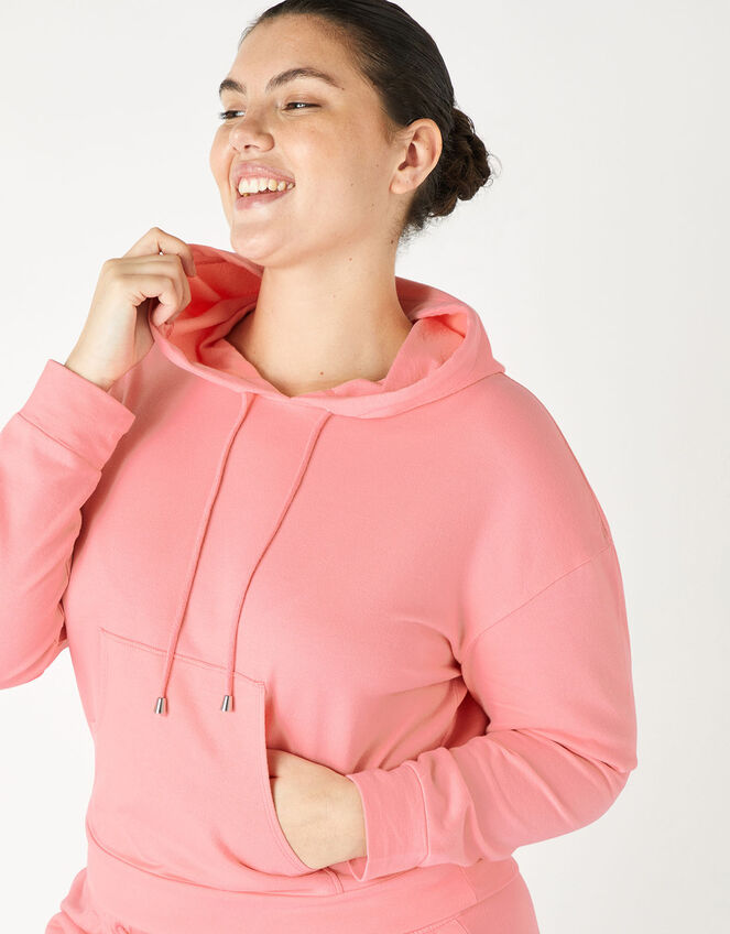 Plain Hoody, Orange (CORAL), large