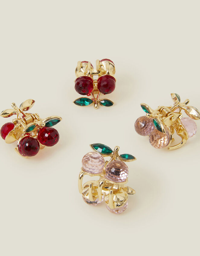 4-Pack Cherry Gem Claw Clip, , large