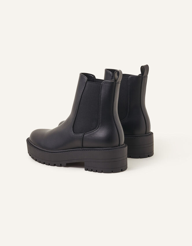 Chunky Chelsea Boots, Black (BLACK), large
