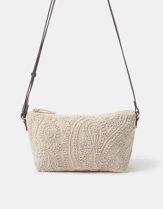 Crochet Crossbody Bag, , large