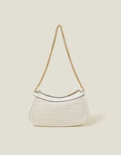 Woven Chain Shoulder Bag, , large