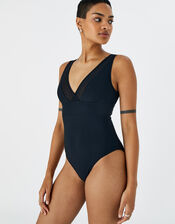 Lexi Mesh Shaping Swimsuit, Black (BLACK), large