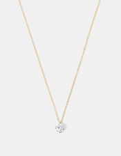 Lab Grown Diamond 0.5ct Pendant Necklace 9ct Gold, , large