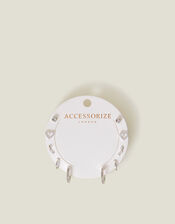 10-Pack Diamant&eacute; Star Stud & Hoop Earrings, , large