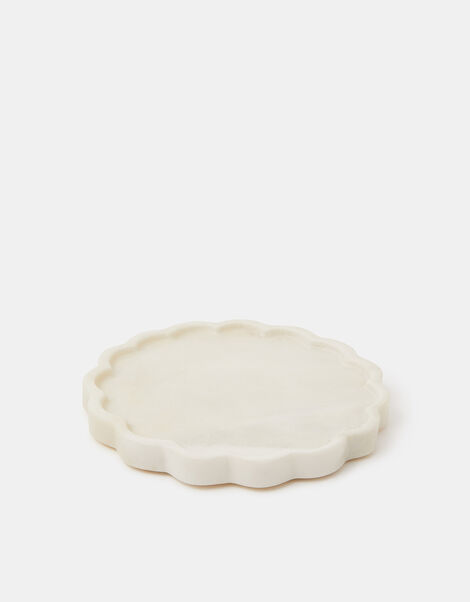 Scalloped Marble Serving Tray, , large
