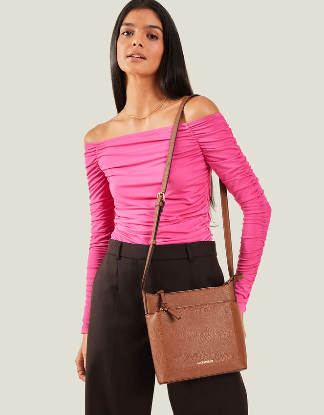 Classic Messenger Bag, Tan (TAN), large