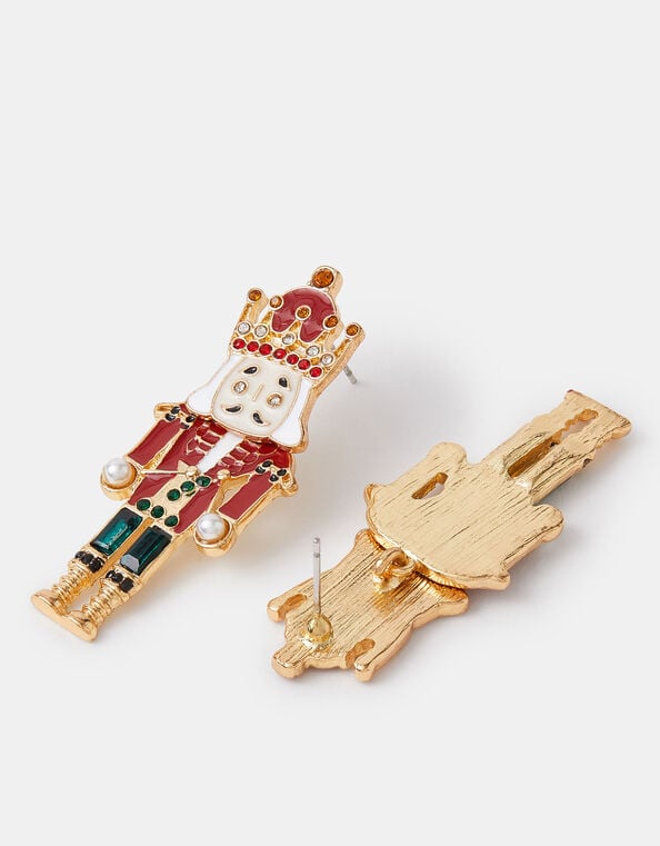 Dancing Nutcracker Stud Earrings, , large