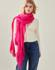 Lightweight Plain Scarf, Pink (FUCHSIA), large